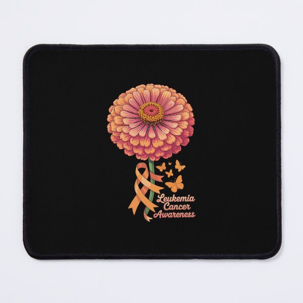 Item preview, Orange Ribbon Flower Leukemia Awareness Blood Cance designed and sold by IhanVaanMaArt.
