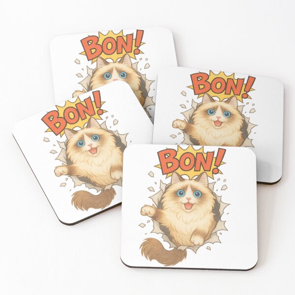 Item preview, BON! Bursting Ragdoll Cat designed and sold by Monchatra.
