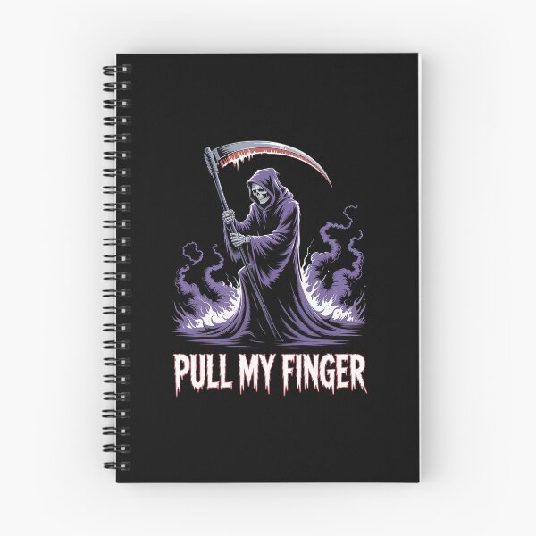 Item preview, Grim Reaper Pull My Finger Funny Halloween Trick or Treat  designed and sold by TiredPack.
