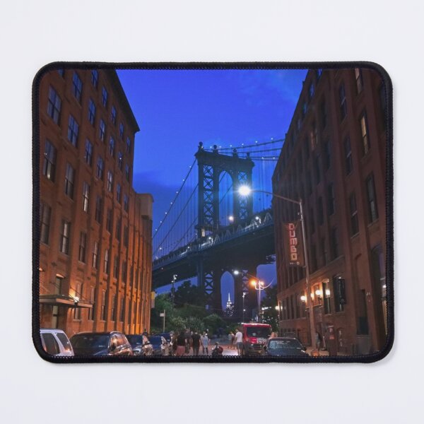 Item preview, Famous Manhattan Bridge view at night designed and sold by NYConlineStore.