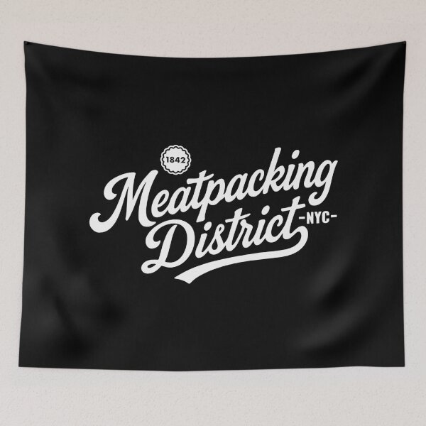 Item preview, Meatpacking District New York Script Design designed and sold by Boogosh.