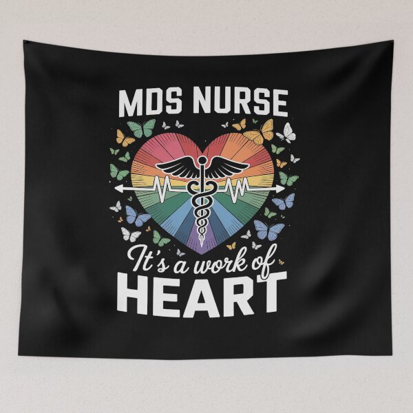Item preview, MDS Nurse Is A Work Of Heart MDS Nursing  designed and sold by TiredPack.