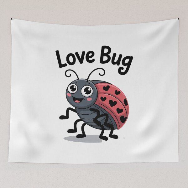 Item preview, Love Bug Cute Valentine's Day Party Ladybug Kids  designed and sold by FortuneFull.