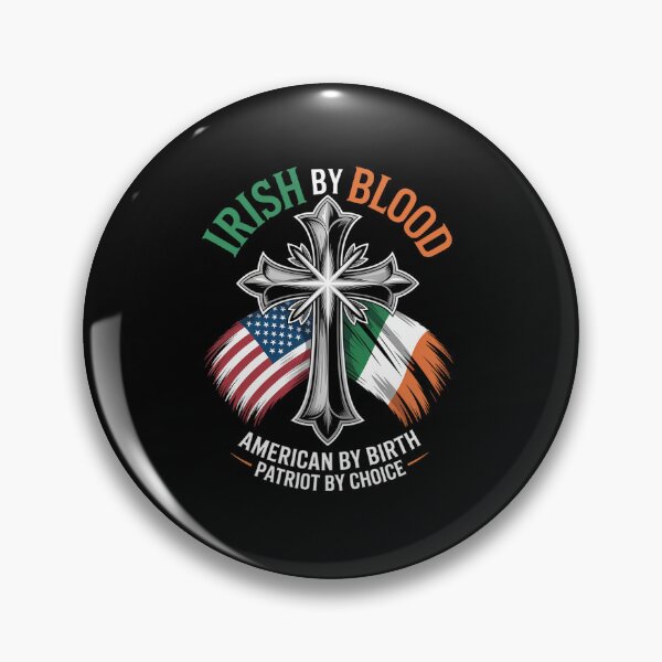 Item preview, Irish By Blood American By Birth Patriot By Choice on Back  designed and sold by namibambam.