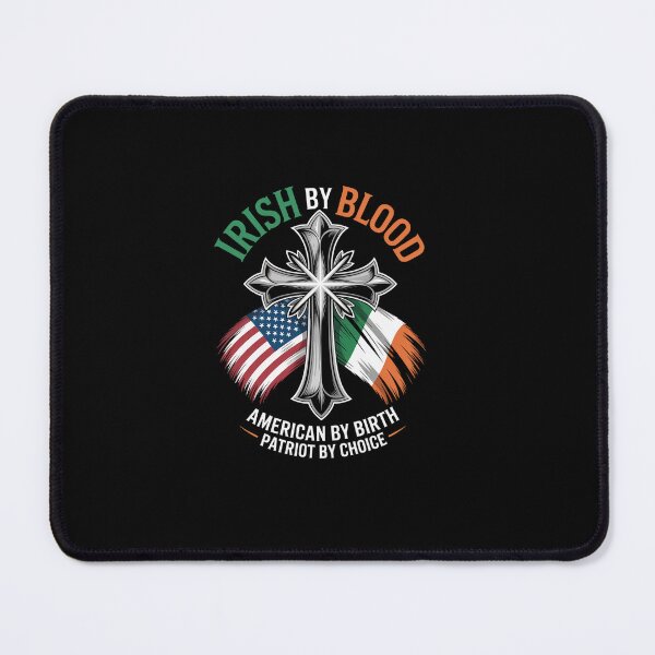 Item preview, Irish By Blood American By Birth Patriot By Choice on Back designed and sold by namibambam.
