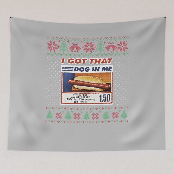 Item preview, I Got That Dog In Me Funny Hotdog Christmas Ugly Sweater designed and sold by mjohnson9.