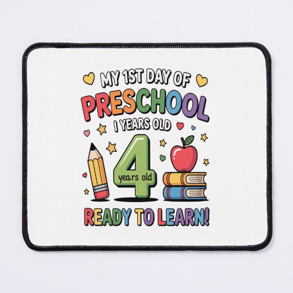 Item preview, 1st Day of Preschool Girls First Day of Pre-k Kids designed and sold by repconomArt.