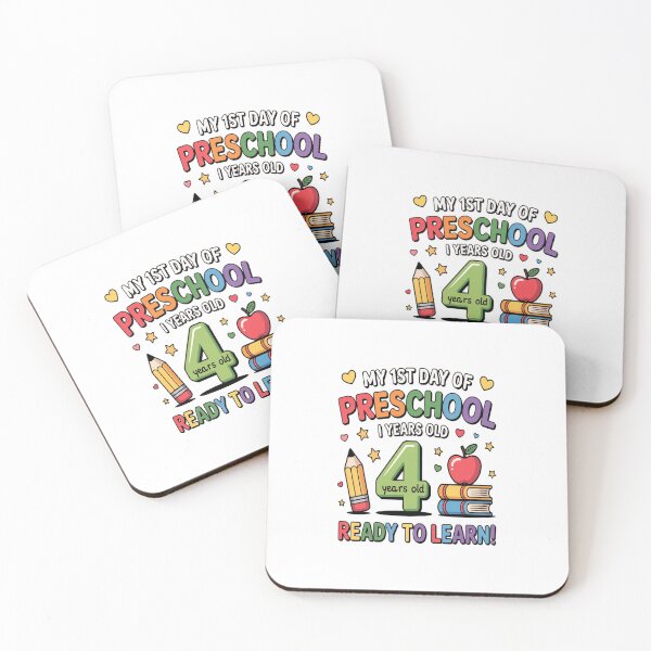 Item preview, 1st Day of Preschool Girls First Day of Pre-k Kids designed and sold by repconomArt.
