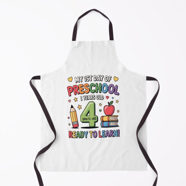 Item preview, 1st Day of Preschool Girls First Day of Pre-k Kids designed and sold by repconomArt.