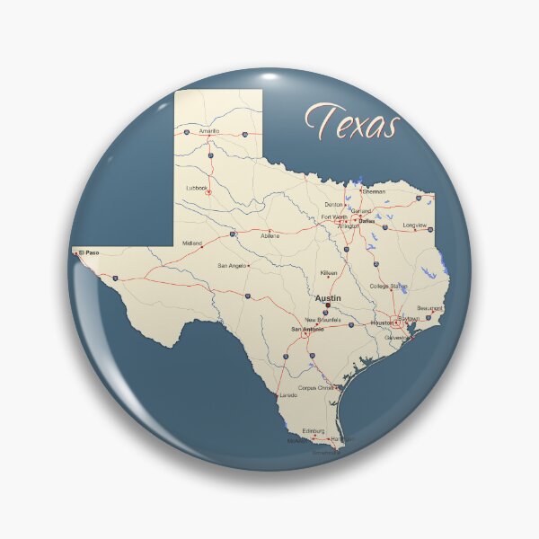 Item preview, Classic Texas Road Map - Home is Where the Lone Star State Is designed and sold by mashmosh.