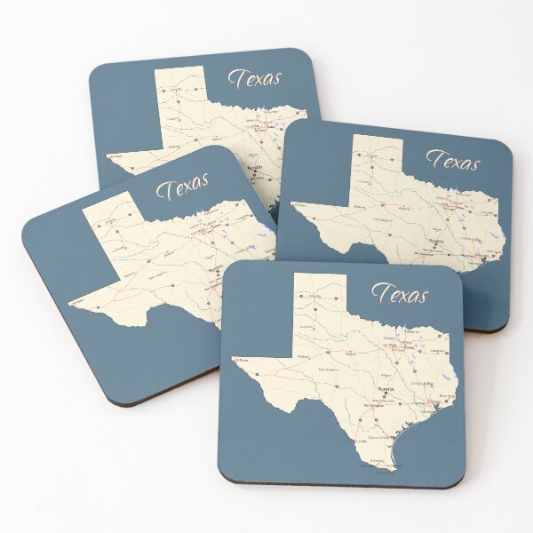 Item preview, Classic Texas Road Map - Home is Where the Lone Star State Is designed and sold by mashmosh.
