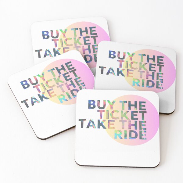 Item preview, BUY THE TICKET TAKE THE RIDE designed and sold by Shrooooms.