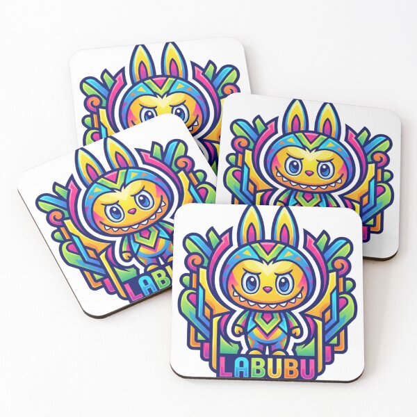 Item preview, labubu art, cute adorable labubu doll with vibrant colors designed and sold by nicnacc.