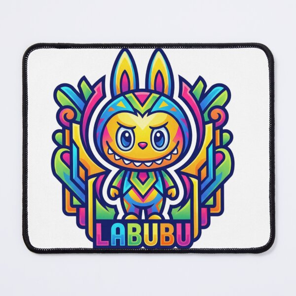 Item preview, labubu art, cute adorable labubu doll with vibrant colors designed and sold by nicnacc.