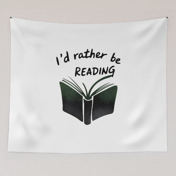Item preview, i'd rather be reading  designed and sold by belladesign7.