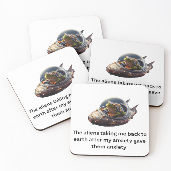 Item preview, The aliens taking me back  designed and sold by Stickeremb.