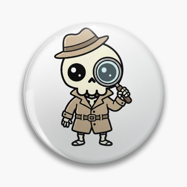 Item preview, Detective Boonis Skeleton designed and sold by Boonis Skeleton.