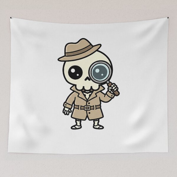Item preview, Detective Boonis Skeleton designed and sold by Boonis Skeleton.