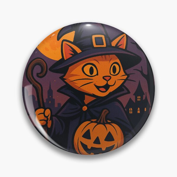 Item preview, Moonlit Cat Witch Pumpkin designed and sold by Krfto.