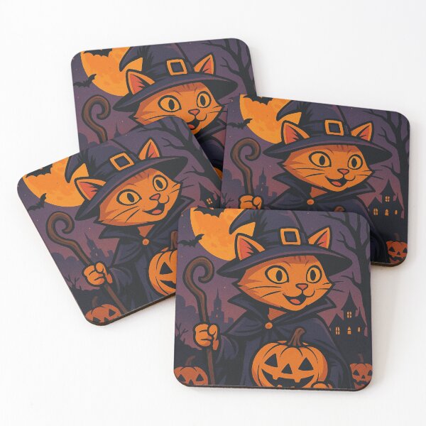 Item preview, Moonlit Cat Witch Pumpkin designed and sold by Krfto.