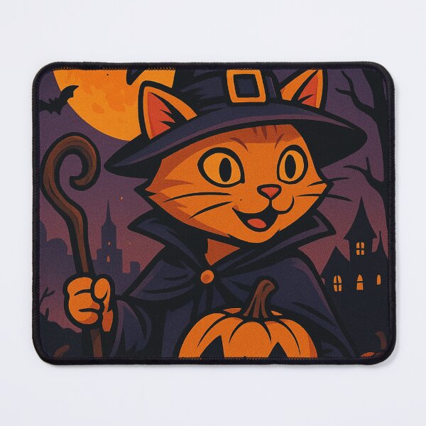 Item preview, Moonlit Cat Witch Pumpkin designed and sold by Krfto.