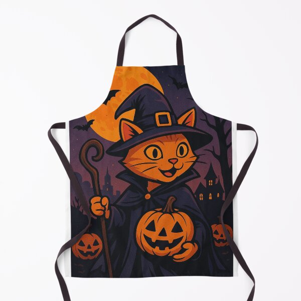 Item preview, Moonlit Cat Witch Pumpkin designed and sold by Krfto.