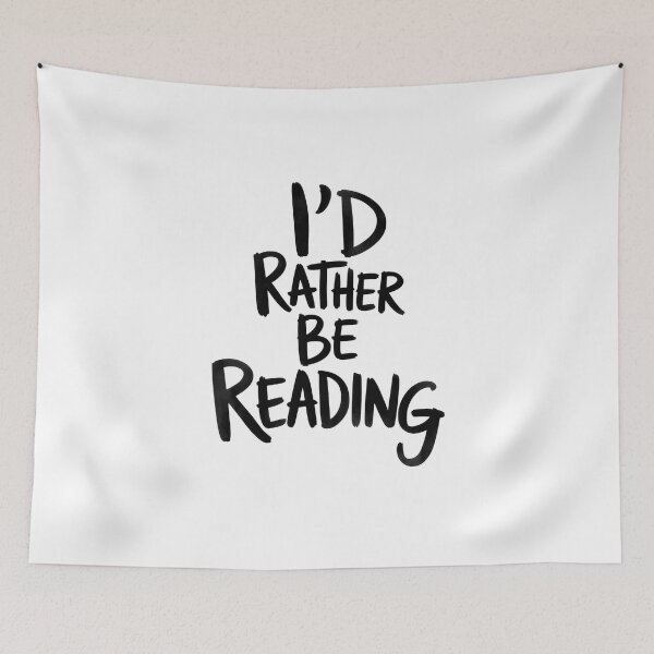 Item preview, i'd rather be reading  designed and sold by belladesign7.