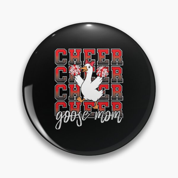 Item preview, Cheer Goose Mom Coquette Bow Red Funny Sport Cheerleading designed and sold by CharlotteTerri.