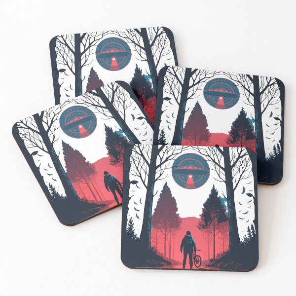Item preview, UFO Encounter in Dark Forest designed and sold by Trendmingles.