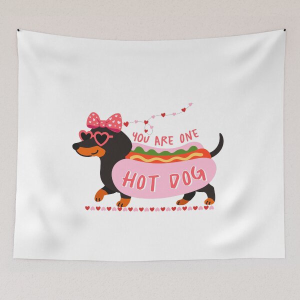 Item preview, You Are One Hot Dog designed and sold by wesdesignshop.