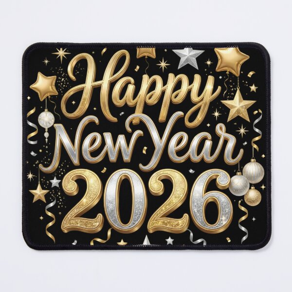 Item preview, Happy New Year 2026 Gold Silver designed and sold by SoulenCify.