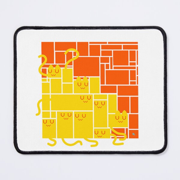 Item preview, Square Squishy Cat Wall designed and sold by chowlet.