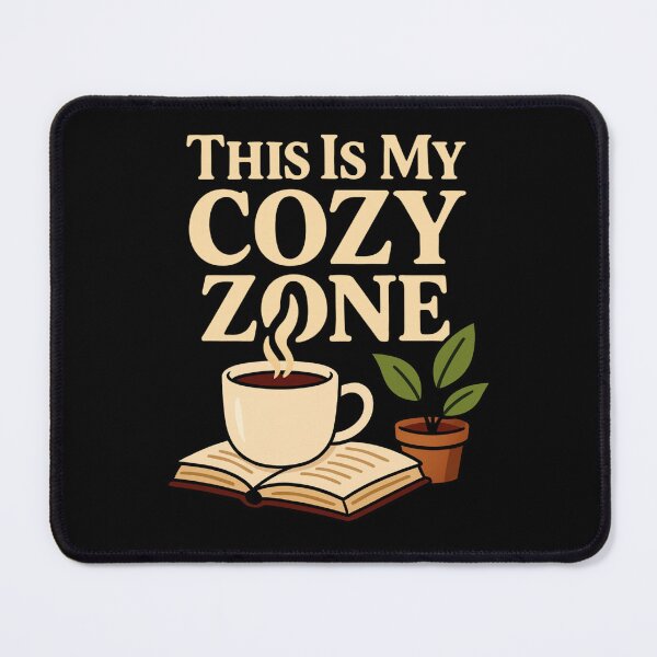Item preview, This Is My Cozy Zone - Coffee, Book & Plant designed and sold by Myra365Art.