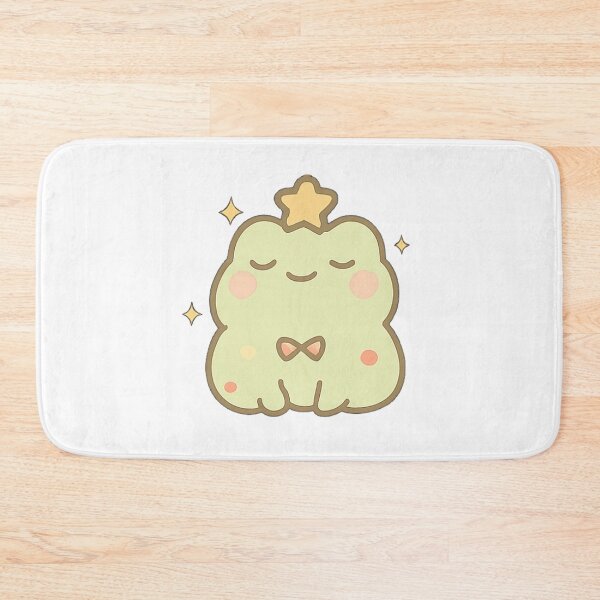 Item preview, Kawaii Mochi Christmas Star Frog Sticker designed and sold by BluesSketchbook.