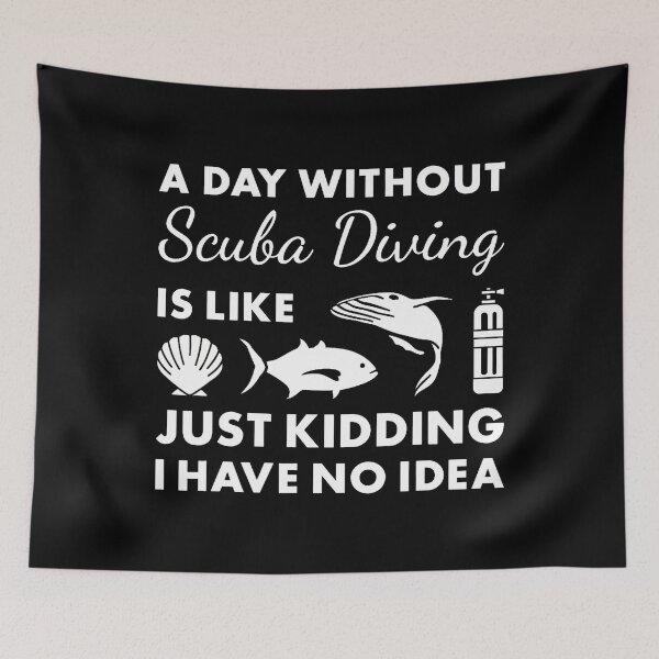 Item preview, Scuba Diver A Day Without Scuba Diving designed and sold by TamaraIrma.