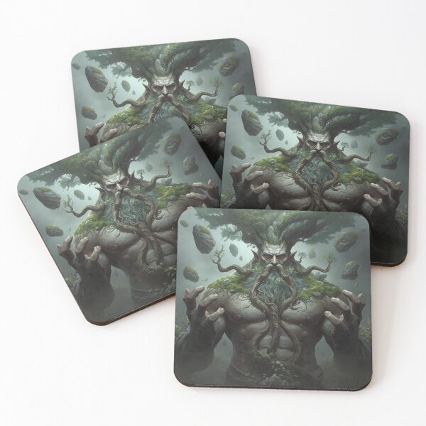 Item preview, Ancient Tree Giant Ent Fantasy Art - Forest Spirit Treebeard Inspired designed and sold by TitanRN.