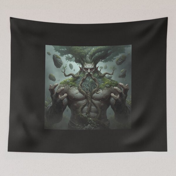 Item preview, Ancient Tree Giant Ent Fantasy Art - Forest Spirit Treebeard Inspired designed and sold by TitanRN.