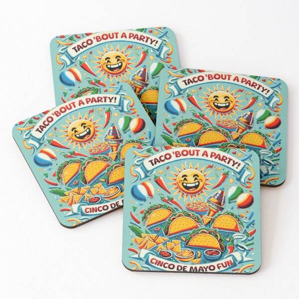 Item preview, Vibrant Mexican Taco Chips Chili Pepper Celebration Print designed and sold by GenZFashion000.