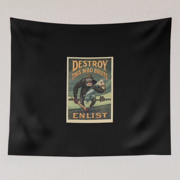 Item preview, Destroy-This-Mad-Brute---Wwi-Army-Recruiting designed and sold by ArtRupp.