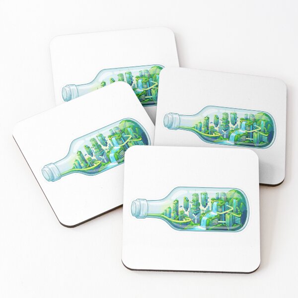 Item preview, Eco City in a Bottle designed and sold by GenzShoppingHub.