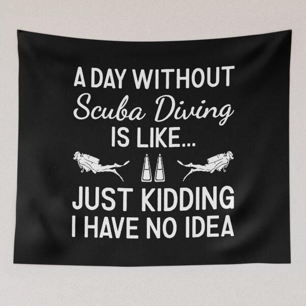 Item preview, Scuba Diver A Day Without Scuba Diving designed and sold by TamaraIrma.