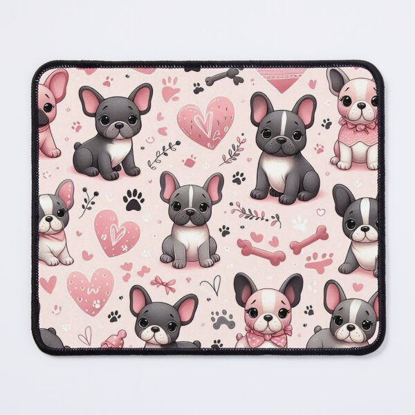 Item preview, Cute French Bulldogs Pattern designed and sold by Wags & Tails.