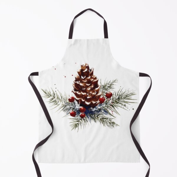 Item preview, The Evergreen Bounty: Winter Botanical Study designed and sold by WatercolourLily.