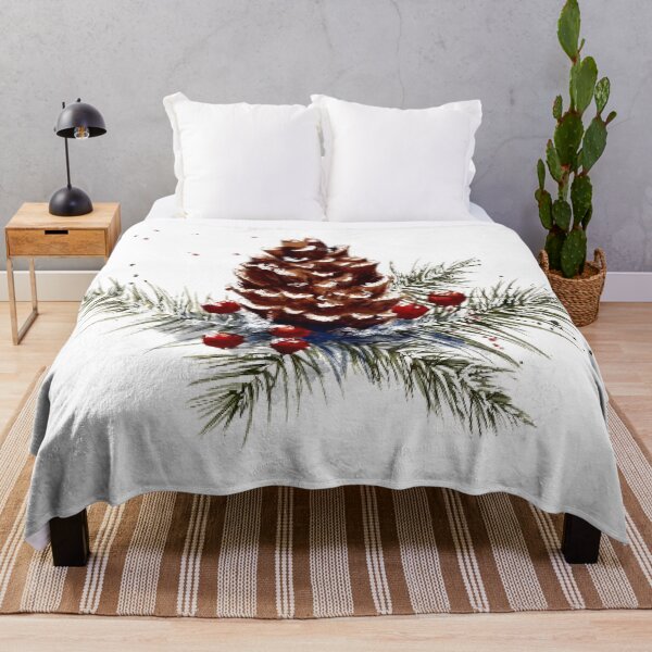 Item preview, The Evergreen Bounty: Winter Botanical Study designed and sold by WatercolourLily.