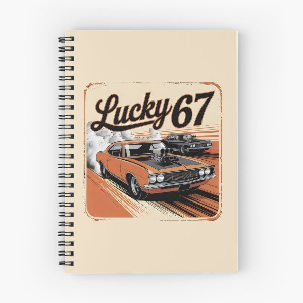 Item preview, Lucky 67 Muscle Car Race Vintage Burnout Drift Design designed and sold by SplashTastic.