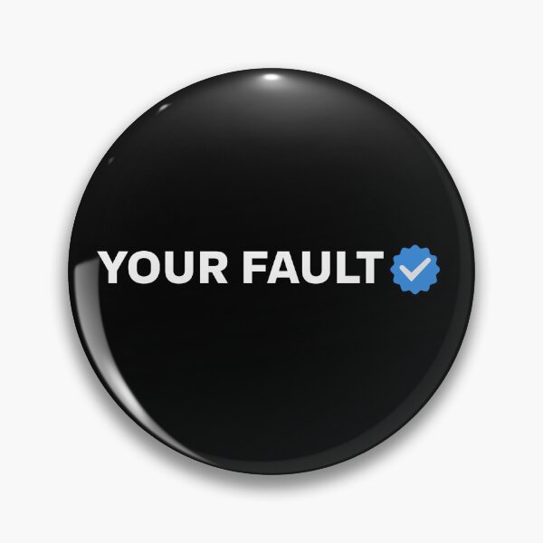 Item preview, Blame Check – Sarcastic Verified Social Attitude Design designed and sold by Taans-Creation.