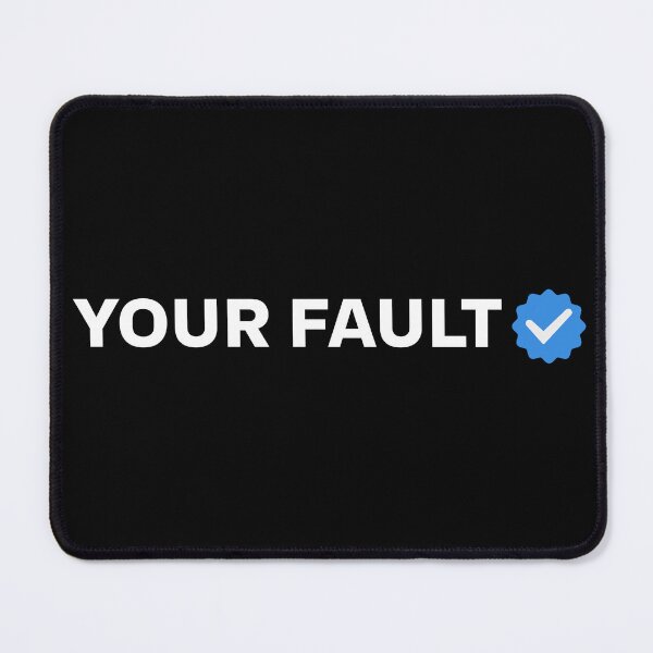 Item preview, Blame Check – Sarcastic Verified Social Attitude Design designed and sold by Taans-Creation.