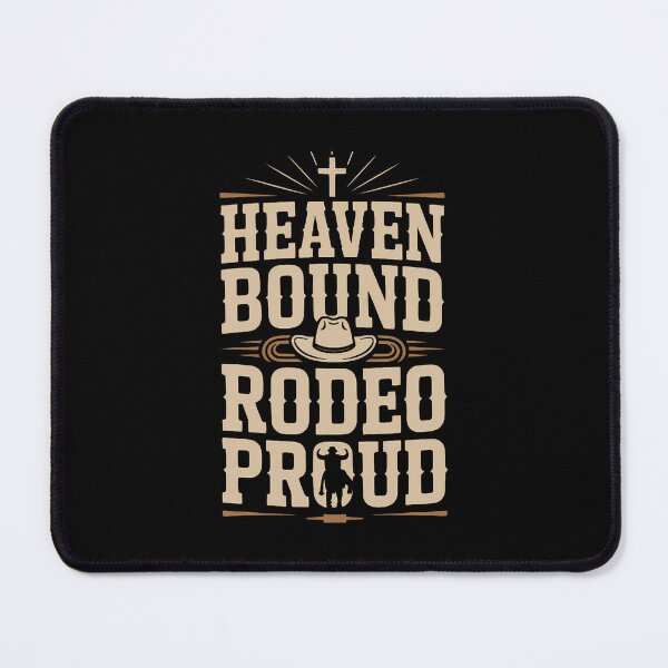 Item preview, Heaven Bound Rodeo Proud Christian Cowboy Western designed and sold by TamaraIrma.