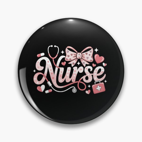 Item preview, Nurse Valentines Day Cute Coquette Stethoscope Nursing Women designed and sold by KonopikaaArt.