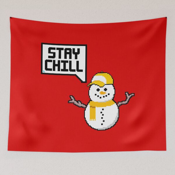 Item preview, Stay Chill Snowman designed and sold by chowlet.